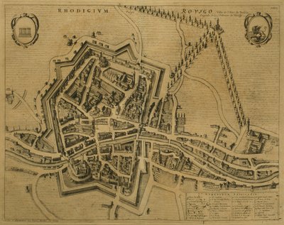 Map of Rovigo, from 
